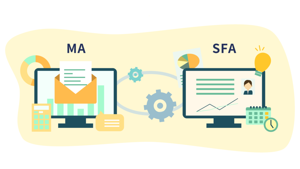 MAとSFA連携でマーケティング・営業を強化する方法｜MA・SFA・CRMの違いと特徴とは？